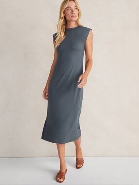 Haven Well Within Talbots Modal Ribbed T Shirt Dress size medium